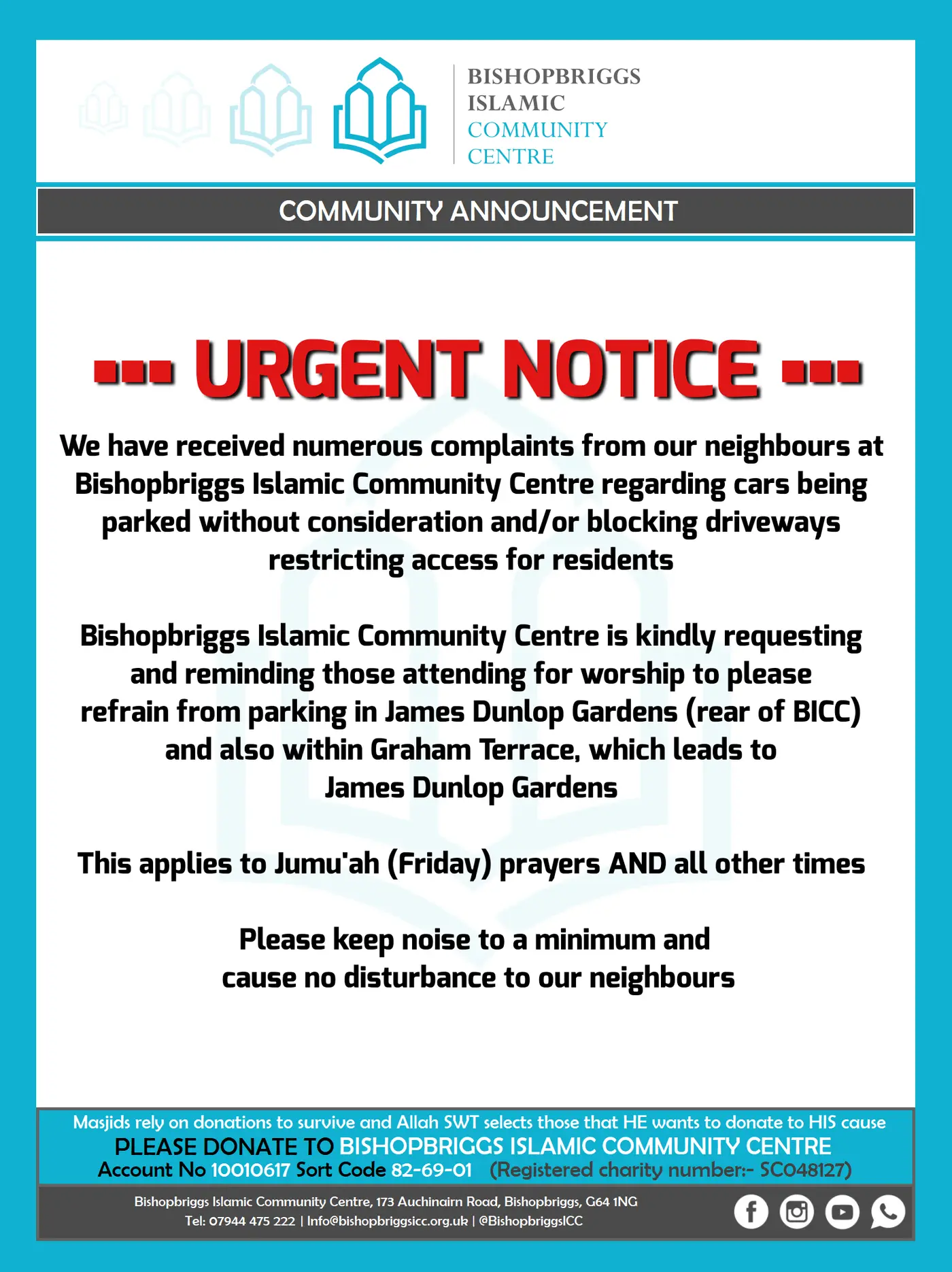 Urgent Notice